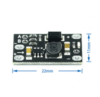 Convertisseur de tension de suralimentation de batterie 5V/8V/9V/12V, régulateur de tension de sortie, module de suralimentation 3.7V à 12V, module de suralimentation DC-DC