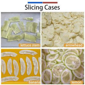 FC-501 Ginger Slicing and Shredding Machine Adjustable Cut Size <b>Vegetable</b> Ginger <b>Cutter</b> Commercial Food Processing Equipment - Product Image 3