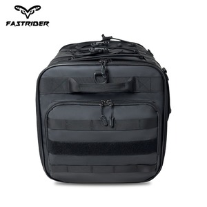 Sac de selle extensible pour moto Fastrider 40L-60L, sac de porte-bagages arrière robuste avec housse de pluie pour les longues voyages - Product Image 3