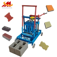 Machine à blocs creux en béton 2-45, machine à briques de ciment, équipement de construction, idéale pour une idée d'entreprise rentable, certifiée CE