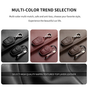 Funda de Cuero para Llaves de Coche con Cobertura Total, Compatible con Exeed Sterra ET y ES, Llavero de Alta Calidad para Hombre y Mujer - Product Image 3