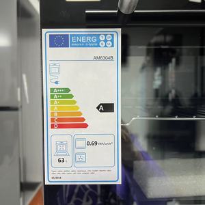 Horno Empotrado de 4 Funciones, Vidrio Negro, 63L, 60CM, 220v, 50hz, Eficiencia Energética, 2kw de Potencia, Estándar del Reino Unido, 50/60hz - Product Image 2