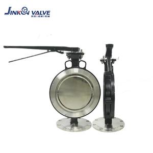 不锈钢双偏心蝶阀 WCB 阀体，带 PTFE 密封，工厂直供，可定制，气动/电动/手动 - Product Image 1