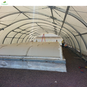 Lều lưu trữ công nghiệp 25x50m với khung thép gia cố và khả năng chống gió cao hoàn hảo cho kho ngoài trời - Product Image 4