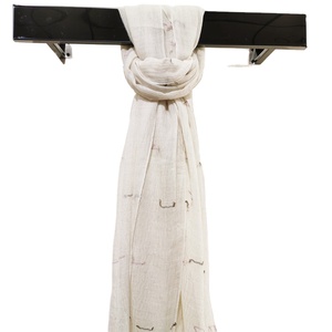 Custom Wholesale Soft Luxury Textured <strong>Paisley</strong> Cashmere <strong>Scarf</strong> <strong>Pashmina</strong> - Product Image 5