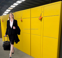 Casier intelligent pour bagages, système de stockage intelligent avec code QR et accès biométrique pour aéroport, gare, hôtel