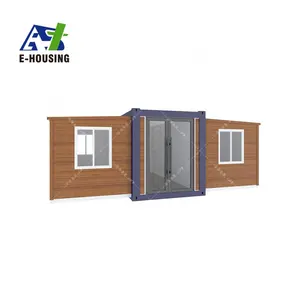 40ft ISO kargo konteyneri yaşam konteyneri lüks villa prefabrik genişletilebilir modüler ev