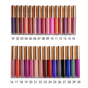 Personalizzare private label proprio logo di marca 24 ore 100 pezzi vegan nude opaco impermeabile vegan trucco liquido <span class=keywords><strong>mat</strong></span> <span class=keywords><strong>rossetti</strong></span> - Product Image 3
