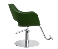 Fauteuil de Barbier Moderne en Cuir PU avec Pompe Hydraulique Inclinable et Rotation à 360° - Mobilier de Salon Durable pour Salons de Coiffure