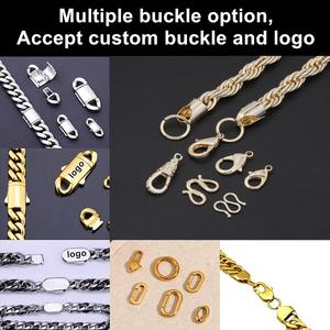 JXX Hip Hop Cadena de Eslabones Cubanos Chapada en Oro de 14k 24k para Hombre, Joyería de Latón Estilo Miami, Collar de Cadena Belcher para Hombres - Product Image 5