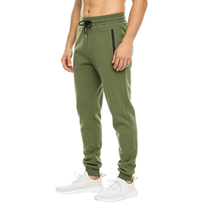 <span class=keywords><strong>Pantalon</strong></span> de <span class=keywords><strong>jogging</strong></span> en molleton pour homme avec logo personnalisé, coupe ajustée, pour le sport et les activités de plein air, en polyester et coton - Product Image 5