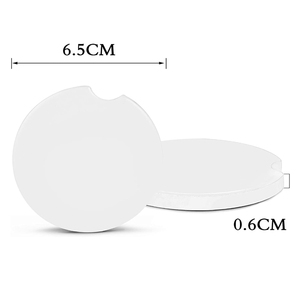 Sottobicchieri in Ceramica Rotondi Assorbenti Economici con Base in Sughero - Product Image 2
