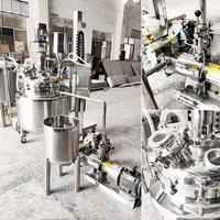 Prix usine Réservoir De Mélange En Acier Inoxydable Liquide Chimique Alimentaire Mélange Chauffé Veste Mélangeur Réservoir Avec Agitateur Réservoir De Mélange