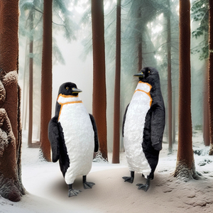 Custom Realistic Lifesize Penguin Statue <strong>Winter</strong> <strong>Wonderland</strong> Animal Party <strong>Decorations</strong> Christmas Events <strong>Decorations</strong> - Product Image 2