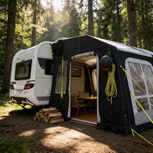 <span class=keywords><strong>Auvent</strong></span> latéral de haute qualité à gonflage rapide pour caravane avec plusieurs chambres à air pour la sécurité - Product Image 4