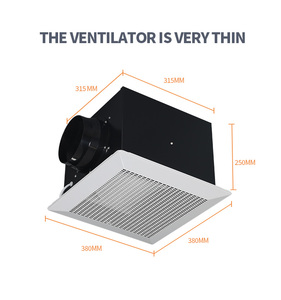 Ventilador de Techo Integrado, Extractor de Cocina y Baño, Potente y Silencioso, Ventilador Centrífugo de Techo - Product Image 6