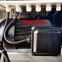 SuperTech C0636B/1000 Tour horizontal à banc Machine 220V à usage moyen avec moteur manuel nouveau pour le traitement des métaux