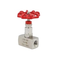 Válvula de aguja Yaosheng de acero inoxidable 304/316 J13W DN6-DN40, 10000 psi, alta presión, manual, roscada, de 1 vía, tipo stop, precio de fábrica