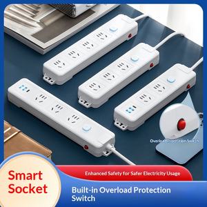 Multiprise intelligente avec prise USB et interrupteur à câble long 10A Prise de courant domestique haute puissance - Product Image 3