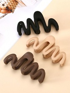 High Quality Large Matte <b>Hair</b> <b>Claw</b> Clip for Thick <b>Hair</b> with Comfortable Daily Wear Grip Available at Best Prices - Product Image 4