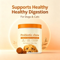 VitaFit Probiotiques pour Animaux de Compagnie, Friandises à Mâcher, Entretien de la Santé Générale, Complément Nutritionnel pour Animaux, Santé Digestive pour Chiens et Chats