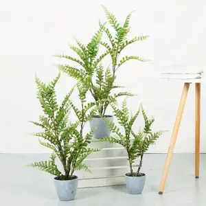 2021 Most Popular fake plants artificial Fern tree that look real