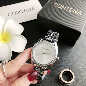 Fabricante de relojes produce relojes impermeables para mujer en oro rosa. Fábrica personaliza relojes de pulsera para mujer con correa de acero inoxidable. - Product Image 2