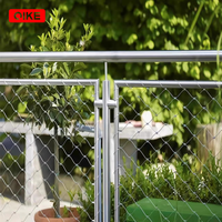 Fabrikverkauf: Flexibles 314 316 316L Edelstahl-Inox-Seilnetz für Zoo-Einzäunungen, Sicherheitskabelnetz mit Anpassbarem Maschen- und Drahtdurchmesser