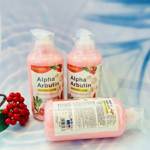 <span class=keywords><strong>Lotion</strong></span> Corporelle Éclaircissante à l'Arbutine, Enrichie en Vitamine C et AHA, Hydratante, Anti-rides, Crème Blanchissante Quotidienne pour le Soin Complet du Corps - Product Image 2