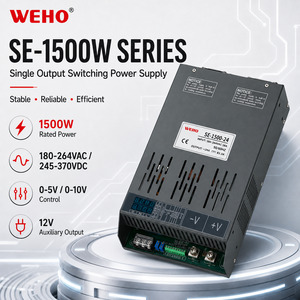 Fuente de Alimentación CC Ajustable SE-1500 de 1500W 100A CC/CV con Arranque Rápido de 30ms para Equipos Industriales, Carga de Baterías y Automatización de Laboratorio - Product Image 1