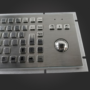 Sanayi fabrika fiyat klavye anahtarları IP65 su geçirmez açık USB paslanmaz çelik klavye - Product Image 2