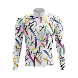 Maillot de Ciclismo Zede Personalizado con Estampado de Graffiti a Color, de Secado Rápido, Ligero, Transpirable y Resistente al Viento, en Varios Colores para Ciclistas - Product Image 1