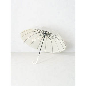 Ivary 16K 56 cm ombrello trasparente con doppio baldacchino tre-pieghevole retromarcia ombrello semiautomatico 8k nervature EVA manico motivo a strisce - Product Image 1