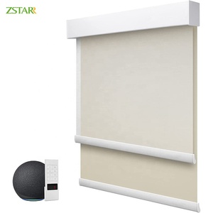 ZSTARR, persianas enrollables dobles inalámbricas personalizadas, estilos de ventana modernos/rústicos/franceses, características opacas impermeables, uso doméstico al aire libre - Product Image 2