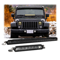 Barre de lumière LED pour camions de véhicules universels 9 "15" 21 "27" 39 "Barre de lumière LED tout-terrain ambre blanc
