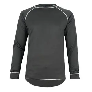 2023 OEM vendita calda all'ingrosso di alta qualità manica lunga t-shirt pant johns Baselayer uomini biancheria intima termica set pigiama da uomo