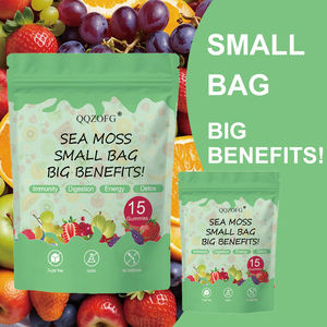 Gummies de mousse de mer, 15 unités, <span class=keywords><strong>sans</strong></span> <span class=keywords><strong>sucre</strong></span>, véganes, pour l'immunité, la digestion, l'énergie, la détox, <span class=keywords><strong>sans</strong></span> additifs - Product Image 2