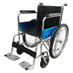 Fauteuil roulant manuel Rong Jun RJ-W809B-1, structure stable avec support croisé, aide à la mobilité pour personnes âgées handicapées - Product Image 2