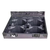 Boîtier de transport antichoc double couche pour projecteur PAR en PEHD, étanche et verrouillable, pour éclairage de scène, vente chaude