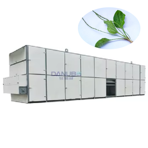 24 Hours Working Continuous Herb Plantain Leave Mesh Belt Dryer Herb Plantago Drying Production Line - Product Image 1