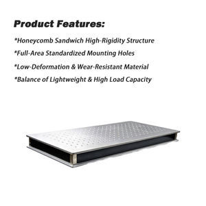 MOT-W उच्च कठोरता कंपन अलगाव ब्रेडबोर्ड 25x25 मिमी छेद अंतराल सटीक ऑप्टिकल कम-विरूपण ऑप्टिकल ब्रेडबोर्ड के लिए - Product Image 2