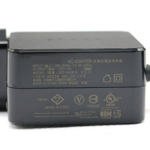 อะแดปเตอร์แปลงไฟ AC ของแท้12V 2A 24W ADP-24AW B สำหรับ Asus Chromebook C201 C100 <span class=keywords><strong>C100P</strong></span> C201P ปลั๊ก EU - Product Image 5