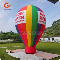 Ballon à air chaud géant gonflable réplique ballon de sol Grant Opening ballon de publicité sur le toit avec logo