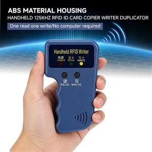 Máquina Duplicadora <span class=keywords><strong>RFID</strong></span> de 125Khz de Bajo Costo, Copiadora de Llaves Electrónicas TK4100 EM4305 T5577 ISO11784, Lector y Escritor <span class=keywords><strong>RFID</strong></span> de 5 Protocolos - Product Image 1