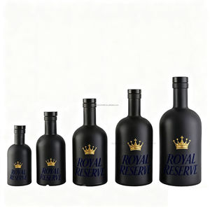 Envío rápido personalizado mate <span class=keywords><strong>Azul</strong></span> Rojo Negro esmerilado 500ml 700ml 750ml Tequila <span class=keywords><strong>whisky</strong></span> Ron Gin OSLO <span class=keywords><strong>botella</strong></span> <span class=keywords><strong>de</strong></span> Alcohol <span class=keywords><strong>de</strong></span> vidrio con tapa - Product Image 3