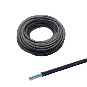 H07rn-F 2X1. 5 Mm2 Vierkante Koperen 2 Core 1.5 Vierkante Geleider Stroomkabel Voor Huishoudelijke En Outdoor Camp Gebruik