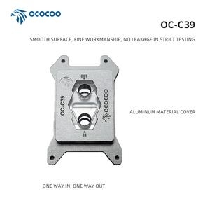 Ococoo C39-SAMD <span class=keywords><strong>CPU</strong></span> nước làm mát khối đầy đủ kim loại đồng ánh sáng cho AMD hỗ trợ máy tính Trường hợp sử dụng - Product Image 6