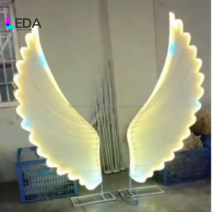 Fondo de Escenario LEDA Personalizado, Profesional, de Lujo, con Diseño de Alas de Ángel en Arco de Metal, Duradero, de 8-9 Pies de Alto y 6 Pies de Ancho para Escenario - Product Image 3