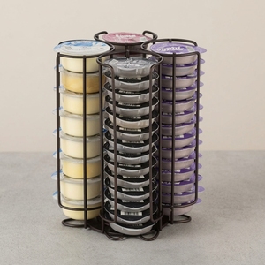 Support de <span class=keywords><strong>rangement</strong></span> rotatif en métal chromé pour 52 capsules de café <span class=keywords><strong>Tassimo</strong></span>, idéal pour la cuisine - Vente en gros - Product Image 1