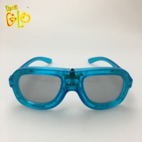 Lunettes de soleil LED Effet Flash Polycarbonate + Matériau Acrylique Inspiré Lunettes pour Halloween Concerts de Noël Fêtes
